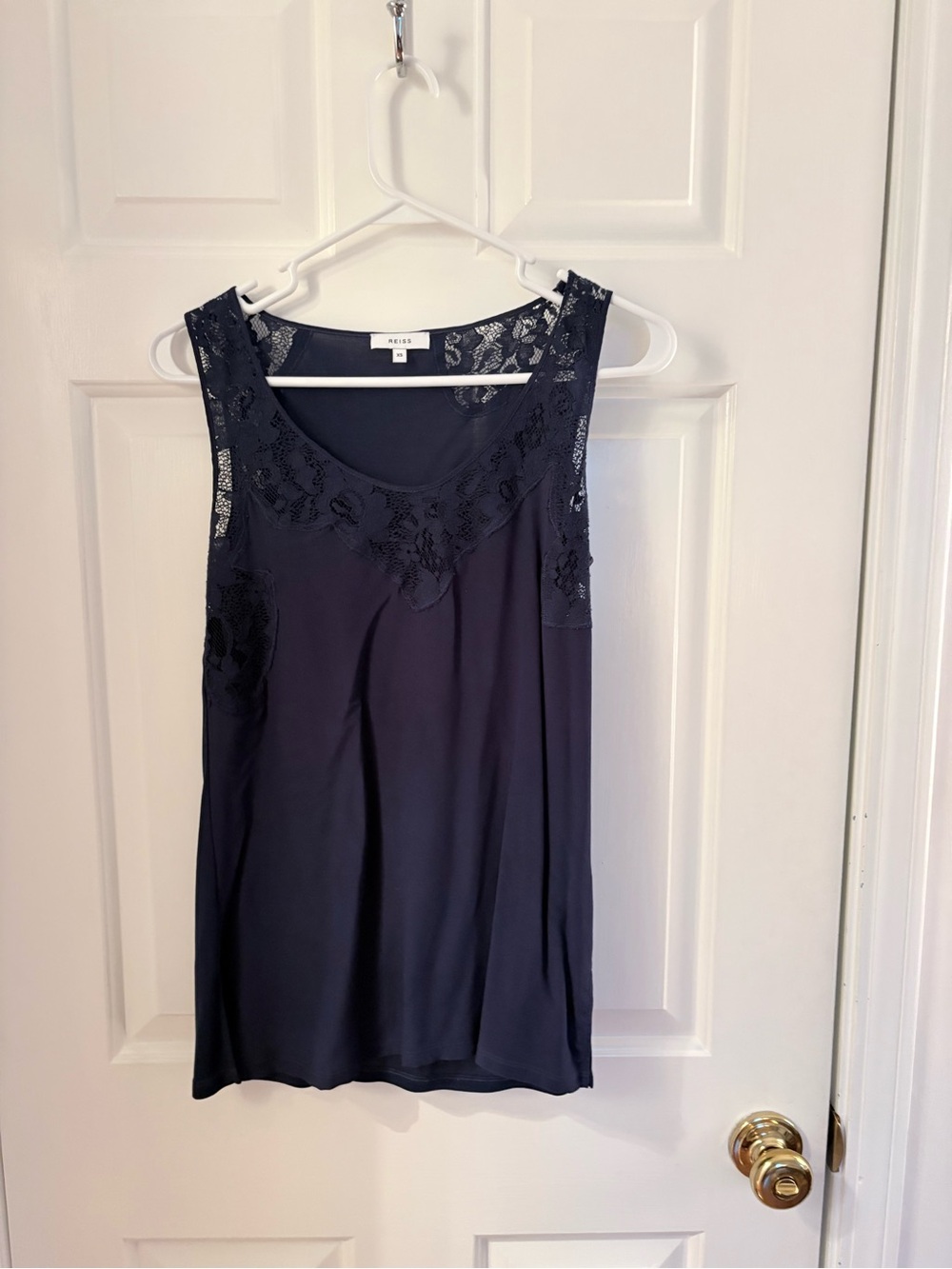 Reiss Navy Blue Top - EUC - Size XS